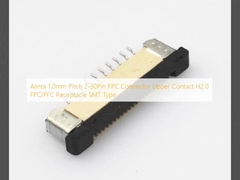 Alinta 1.0mm Schwung 2-30Pin FPC-Anschluss Oberkontakt H2.0 FPC/FFC Empfänger SMT-Typ